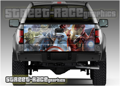 124 - Tailgate wrap (Avengers)