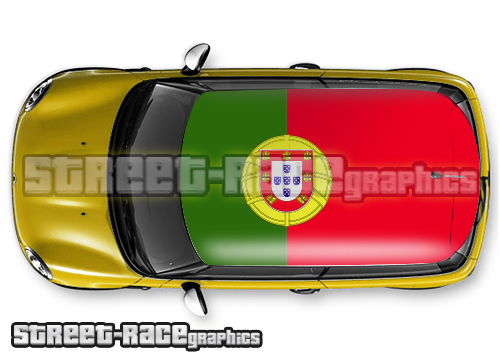 131 - Portugal flag roof wrap 