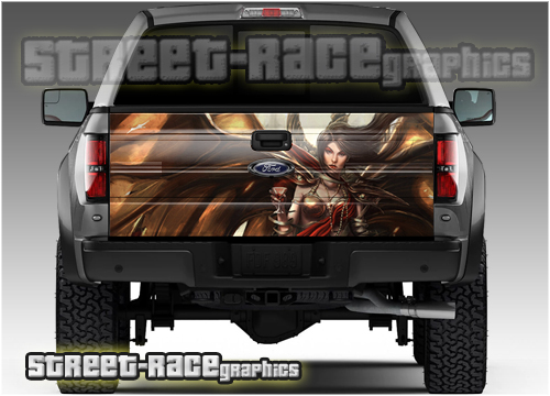 203 - Tailgate wrap (Demon angel)