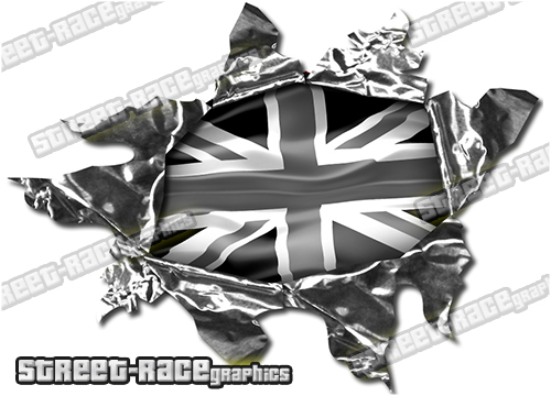 204 Ripped Metal 150mm x 110mm