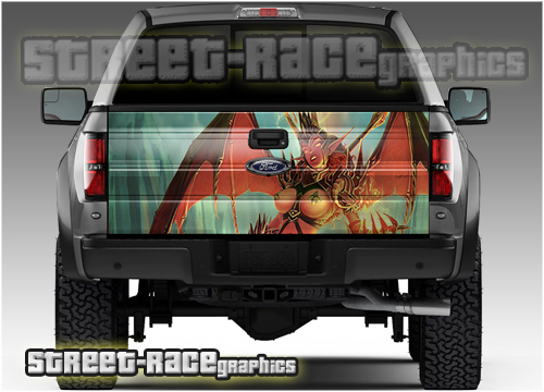 206 - Tailgate wrap (Sexy Demon)
