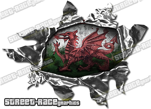 207 Ripped Metal 150mm x 110mm