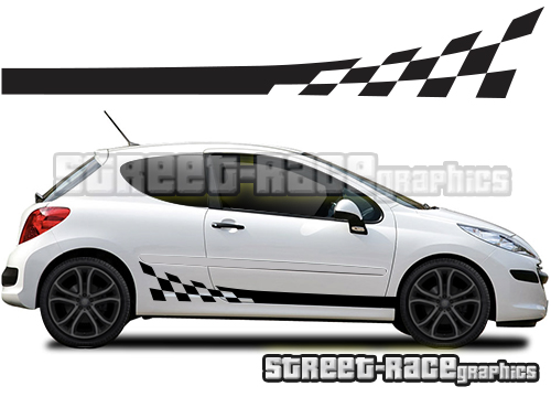 Peugeot 207 racing stripes 006
