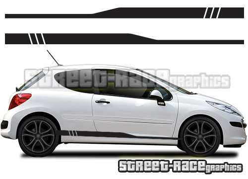 Peugeot 207 racing stripes 024