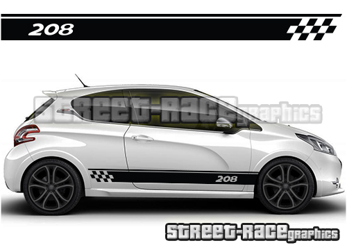 Peugeot 208 racing stripes 019