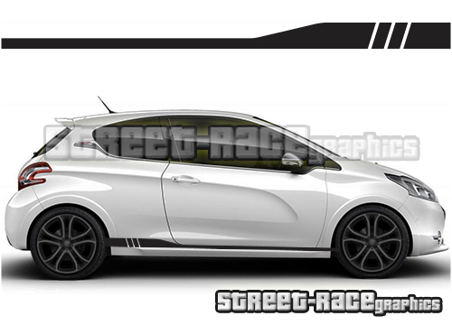 Peugeot 208 racing stripes 022
