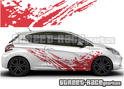 Peugeot 207 208 rally graphics 002