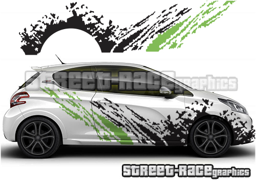 Peugeot 207 208 rally graphics 025