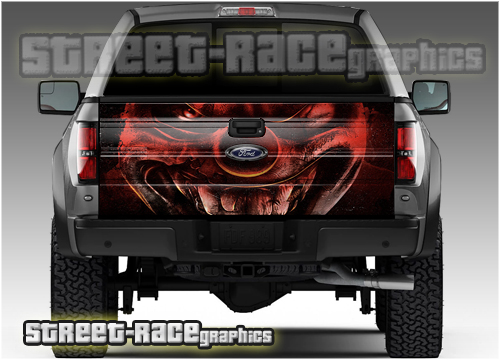 208 - Tailgate wrap (Evil Clown)