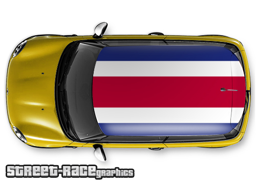209 - Costa Rica flag roof wrap