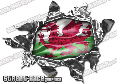 209 Ripped Metal 150mm x 110mm