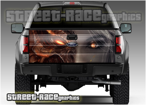 210 - Tailgate wrap (Demon angel)