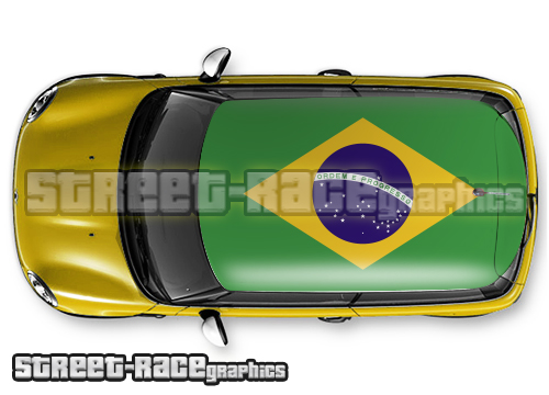 214 - Brazil flag roof wrap