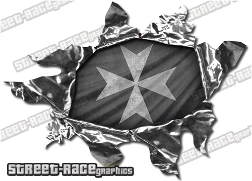 218 Ripped Metal 150mm x 110mm