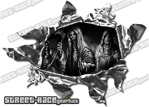 237 Ripped Metal 150mm x 110mm