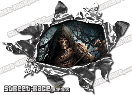 238 Ripped Metal 150mm x 110mm