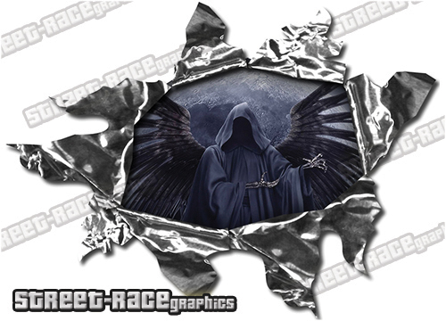 239 Ripped Metal 150mm x 110mm