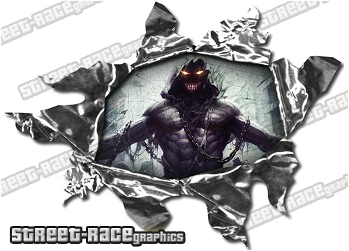 241 Ripped Metal 150mm x 110mm