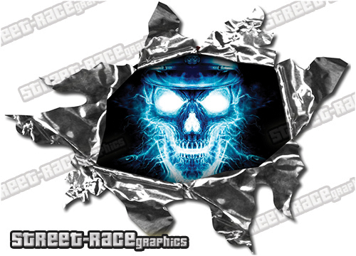 246 Ripped Metal 150mm x 110mm