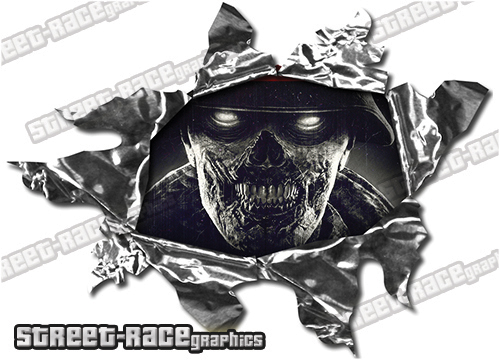 248 Ripped Metal 150mm x 110mm