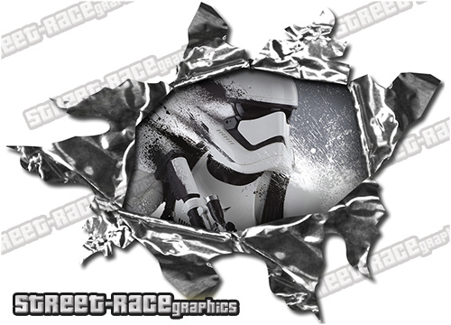 251 Ripped Metal 150mm x 110mm