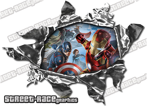 252 Ripped Metal 150mm x 110mm