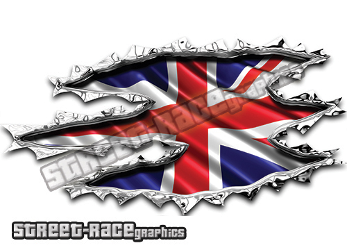 302 Ripped Metal 200mm x 105mm