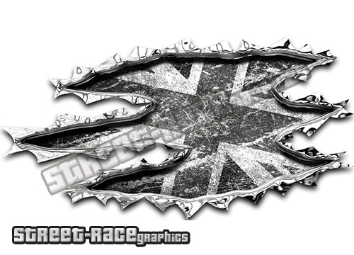 304 Ripped Metal 200mm x 105mm