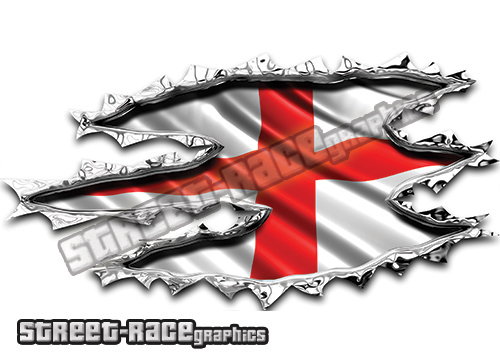 307 Ripped Metal 200mm x 105mm