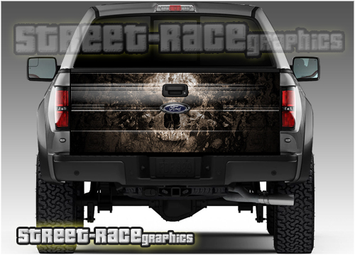 307 - Tailgate wrap (Skull)