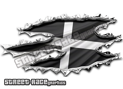 308 Ripped Metal 200mm x 105mm