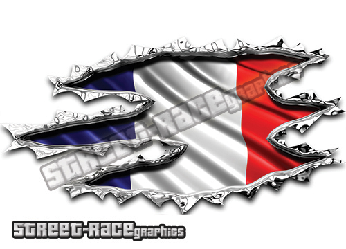 314 Ripped Metal 200mm x 105mm