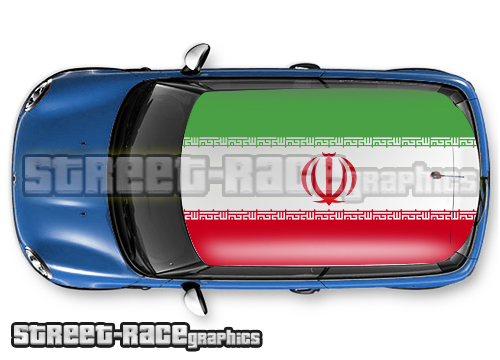 314 - Iran flag roof wrap