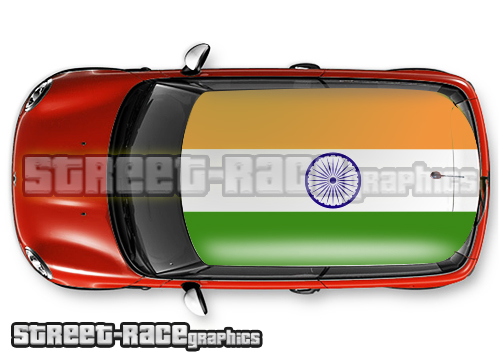 316 - India flag roof wrap