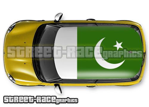 317 - Pakistan flag roof wrap
