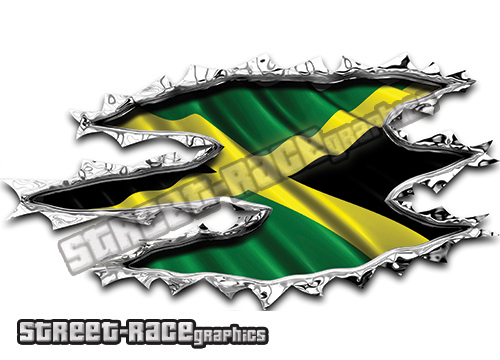 318 Ripped Metal 200mm x 105mm