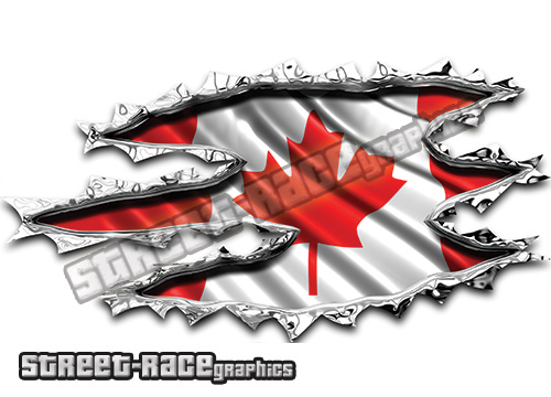 319 Ripped Metal 200mm x 105mm