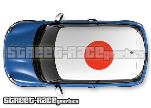 321 - Japan flag roof wrap