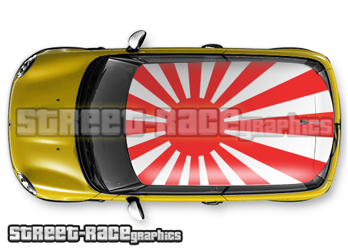 322 - Japan flag roof wrap