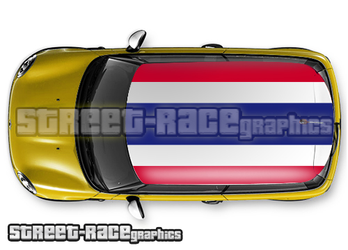 326 - Thailand flag roof wrap