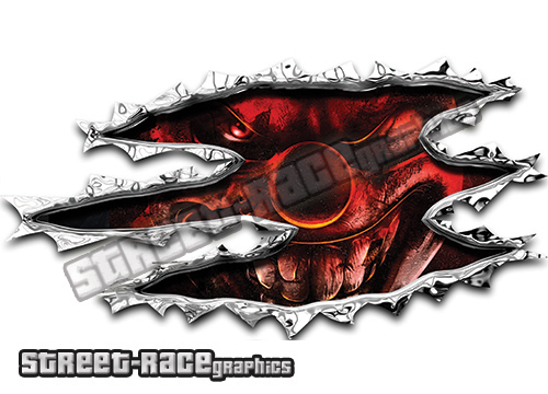 331 Ripped Metal 200mm x 105mm