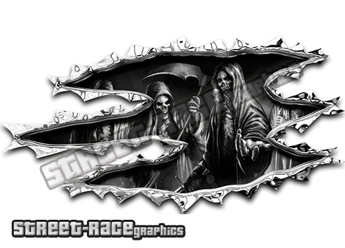 332 Ripped Metal 200mm x 105mm