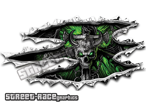 335 Ripped Metal 200mm x 105mm