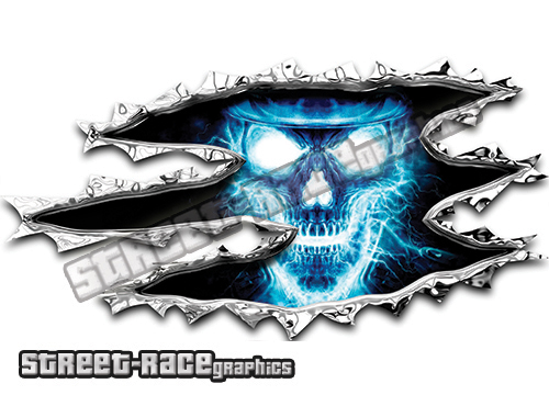 338 Ripped Metal 200mm x 105mm