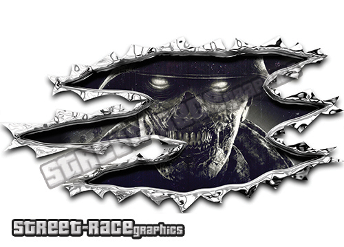 339 Ripped Metal 200mm x 105mm