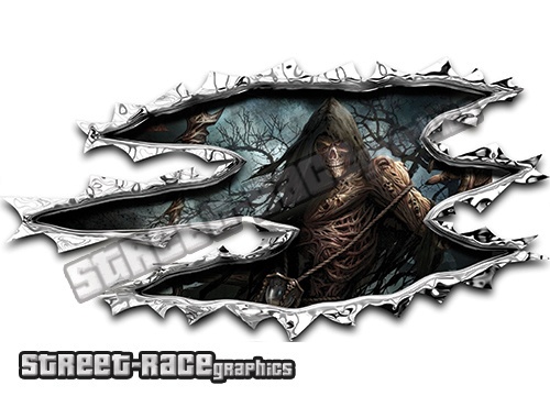 340 Ripped Metal 200mm x 105mm