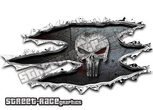 358 Ripped Metal 200mm x 105mm