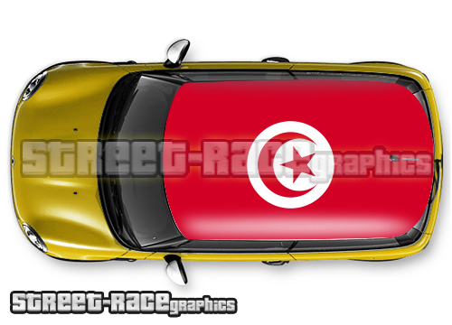 402 - Tunisia flag roof wrap