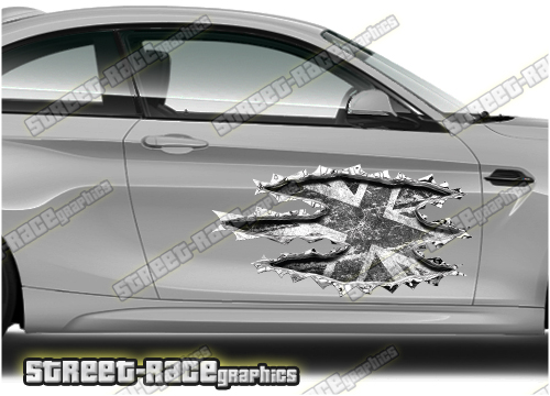 404 Ripped Metal PAIR