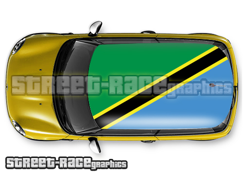 404 - Tanzania flag roof wrap